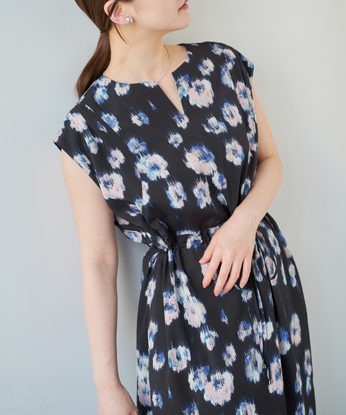 IENA 花柄　ワンピース IENA ワンピース シェードフラワーワンピース : ZOZOTOWN Yahoo