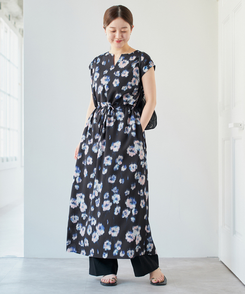 IENA ワンピース シェードフラワーワンピース : ZOZOTOWN Yahoo
