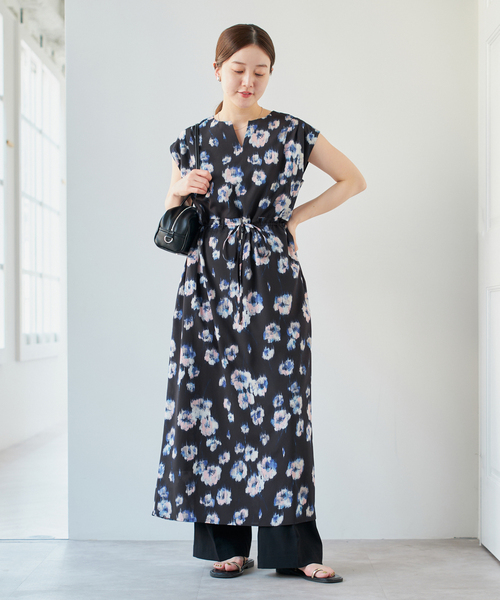 【匿名配送】IENA　ワンピース IENA ワンピース シェードフラワーワンピース : ZOZOTOWN Yahoo