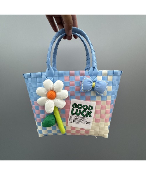 かごバッグ カゴバッグ 3色展開 可愛いカラフルかごバッグ ショルダー