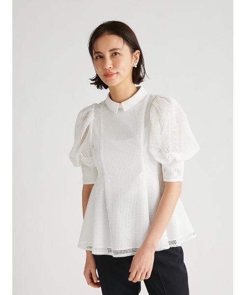 CELFORD 「CELFORD」 半袖ブラウス 38 オフホワイト レディース  