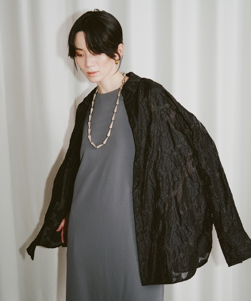 「yae」 長袖シャツ FREE ブラック レディース