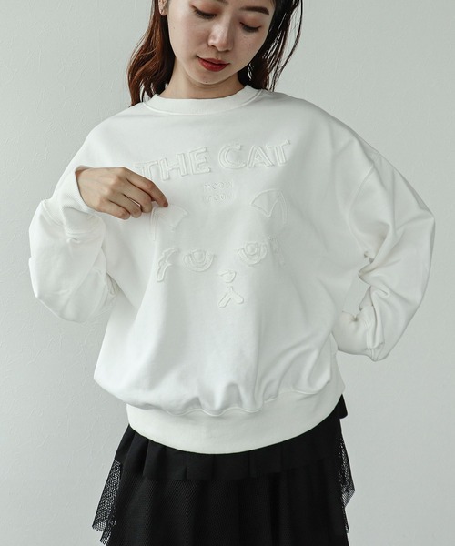 Cepica（セピカ） トレーナー スウェット CAT刺繍スウェット