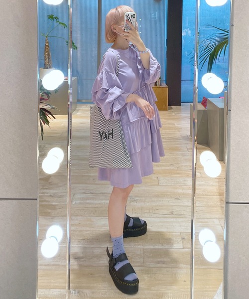 Alley by w closet 「Alley closet」 長袖ワンピース FREE