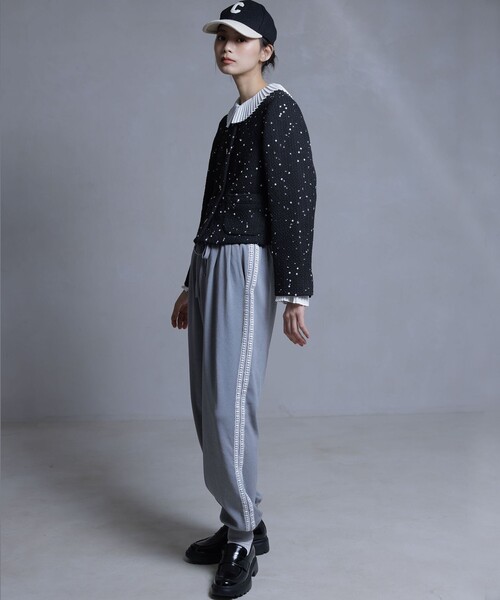 組曲（KUMIKYOKU） ジャケット ノーカラージャケット フラワー