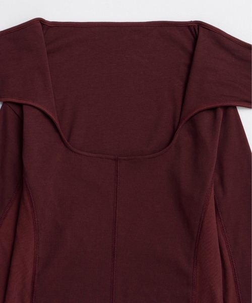 MAISON SPECIAL（メゾンスペシャル） tシャツ Ribbon Cutout Tops