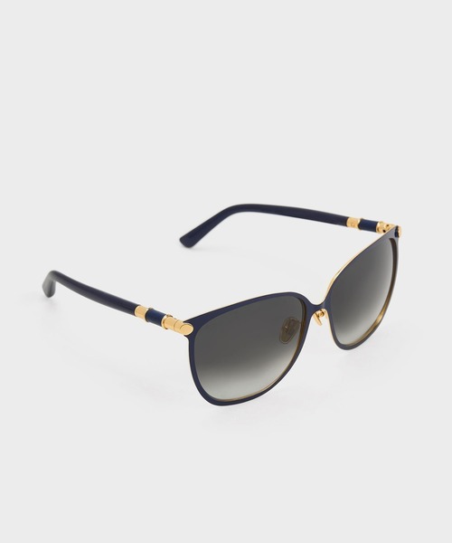 「CHARLES & KEITH」 サングラス FREE クリーム レディース
