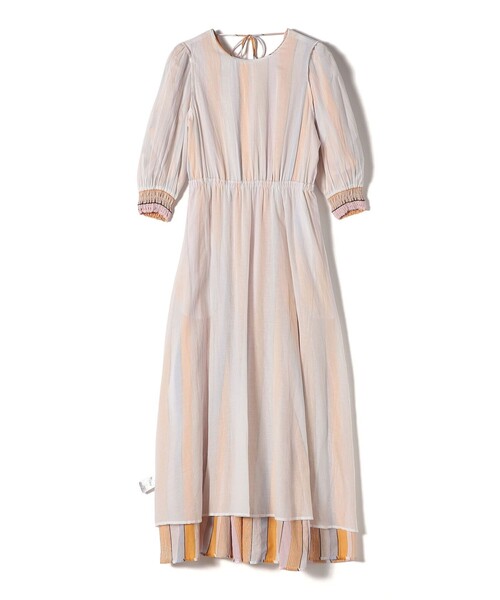 no Quittez pas 羽織りホワイトロングワンピース Cotton Voile Lace Gown | Pasand by ne Quittez pas | パサン
