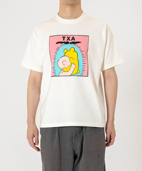 TXA tシャツ 我喜屋位瑳務 S/S T-shirt Natural メンズ レディース