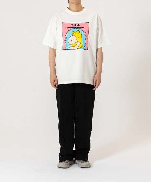 TXA tシャツ 我喜屋位瑳務 S/S T-shirt Natural メンズ レディース
