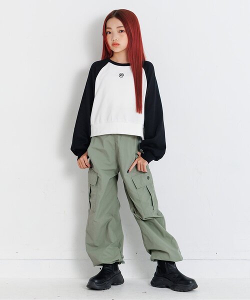 algy（アルジー） パンツ フロントネームカーゴパンツ キッズ 子供服