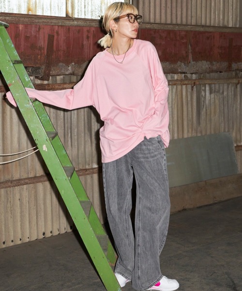 「Auntie Rosa Holiday」 加工デニムパンツ LARGE ブルー系その他 レディース