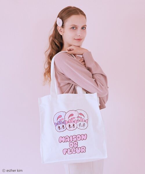 Maison de FLEUR × Esther Bunnyスクエアトートバッグ Esther Bunny スクエアトートバッグ（トートバッグ）｜Maison de
