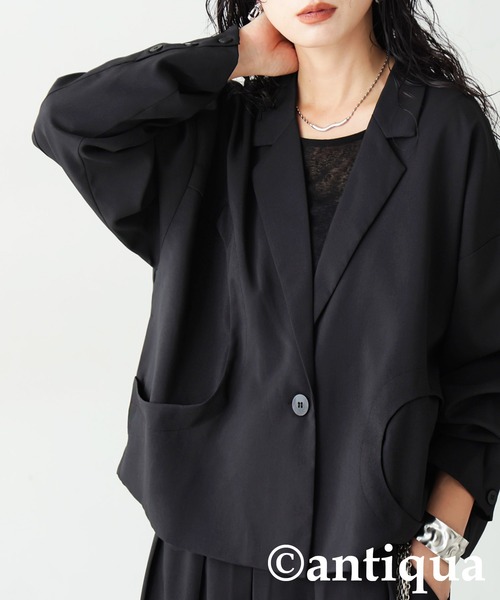 antiqua（アンティカ） ジャケット テーラードジャケット ドット