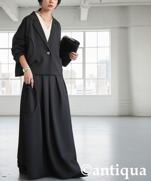 antiqua（アンティカ） ジャケット テーラードジャケット ドット