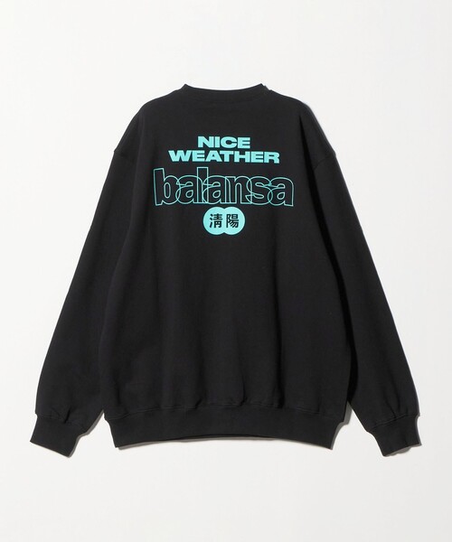 NICE WEATHER トレーナー スウェット 「別注」「SOUND SHOP balansa