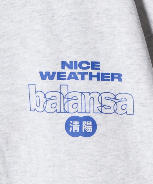 NICE WEATHER トレーナー スウェット 「別注」「SOUND SHOP balansa