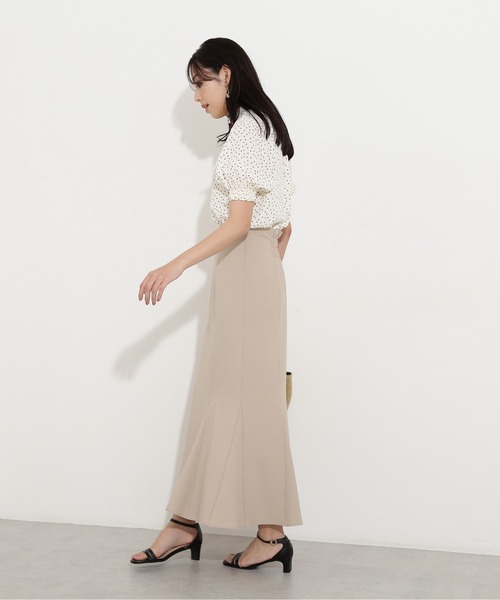 「NATURAL BEAUTY BASIC」 半袖ブラウス MEDIUM ブルー系その他6 レディース_画像8