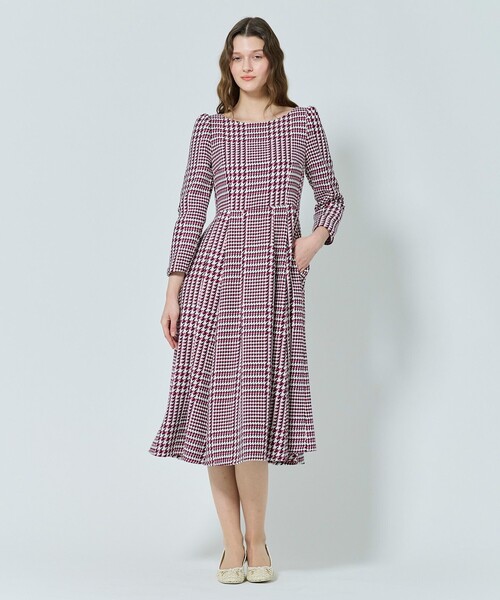 美品✨TOCCA トッカ ツイードワンピース 大きいサイズ 半袖 ビジュー付 caphne-1.jpg