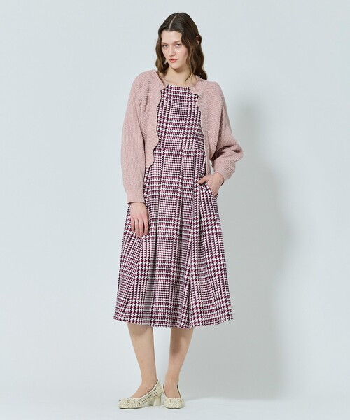 TOCCA（トッカ） ワンピース FROSTED CHECK TWEED ドレス : ZOZOTOWN