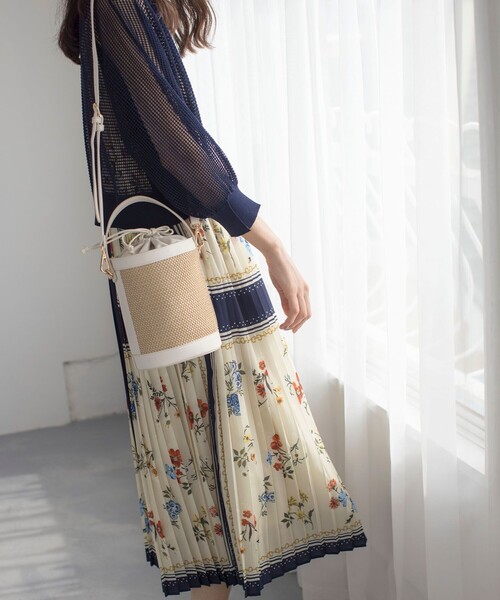 「組曲」 ノースリーブワンピース 5 ベージュ レディース_画像8