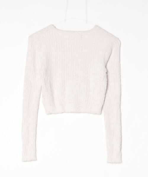 「.KOM」 長袖ニット FREE ホワイト レディース_画像2