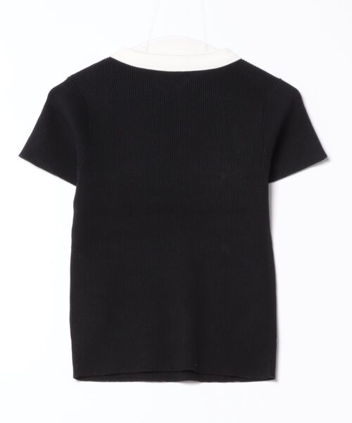 「SWINGLE」 半袖ニット FREE ブラック レディース_画像9