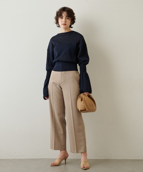 「Whim Gazette」 長袖ニット FREE ブルー レディース_画像5