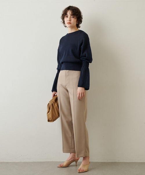 「Whim Gazette」 長袖ニット FREE ブルー レディース_画像7