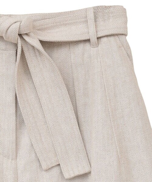 CLANE（クラネ） パンツ 「CLANE/クラネ」STITCH BELT HALF PANTS