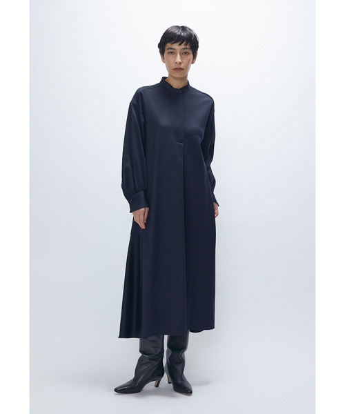 1er Arrondissement ドレス ウールサテンシャツワンピース : ZOZOTOWN