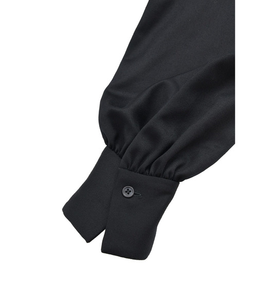 1er Arrondissement ドレス ウールサテンシャツワンピース : ZOZOTOWN