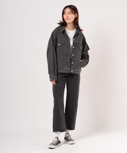「Levi's」 デニムジャケット X-SMALL ブラック レディース_画像9