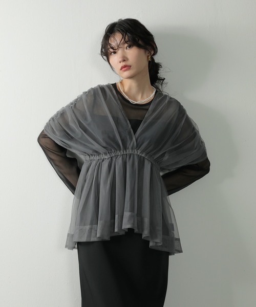 Kana 7分袖ワンピース M ブラック系その他 レディース : ZOZOTOWN