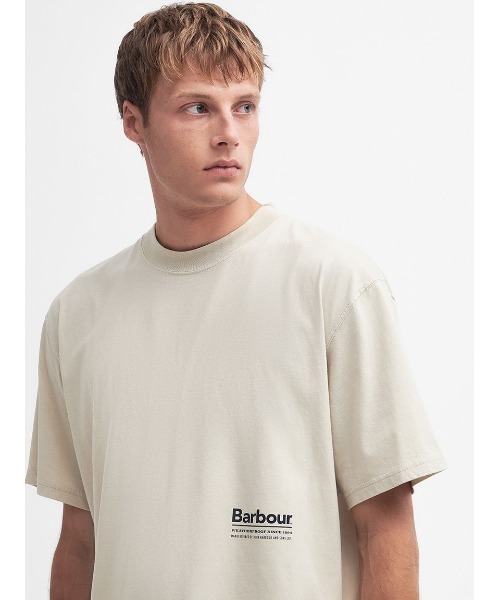 「Barbour」 半袖Tシャツ MEDIUM ネイビー メンズ_画像8