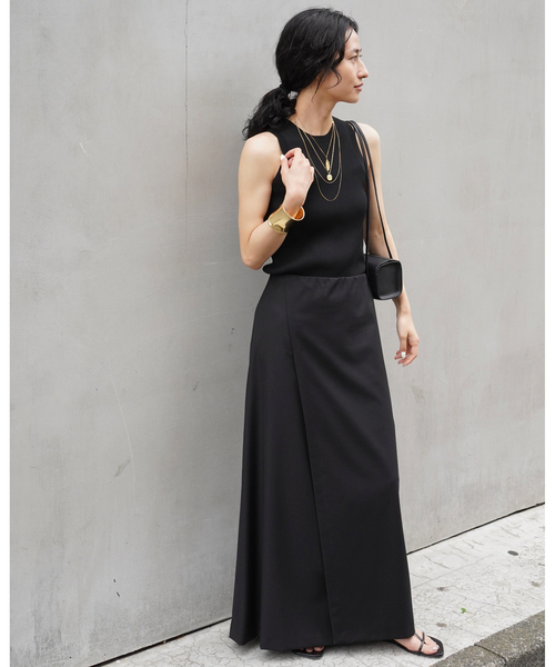 APSTUDIO新品ロングスカート☆38 AP STUDIO ロングスカート 38 ブラック レディース : ZOZOTOWN Yahoo