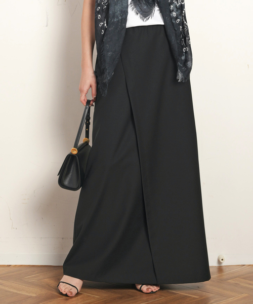 スカート AP STUDIO Minimal Easy skirt 38 AP STUDIO ロングスカート 38 ブラック レディース : ZOZOTOWN Yahoo