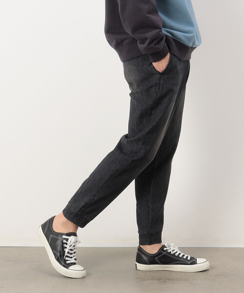 「Purple&Yellow」 デニムパンツ SMALL ケミカルウォッシュ メンズ_画像4