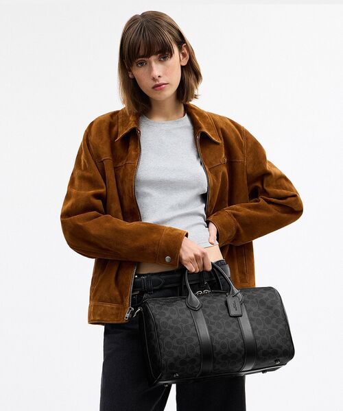 COACH（コーチ） ボストンバッグ コンパス バッグ 35・シグネチャー