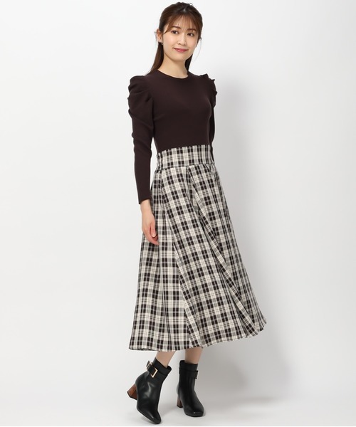 「MISCH MASCH」 ドッキングワンピース M グレー レディース_画像8