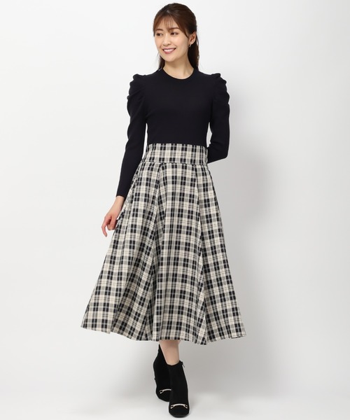 「MISCH MASCH」 ドッキングワンピース M グレー レディース_画像9
