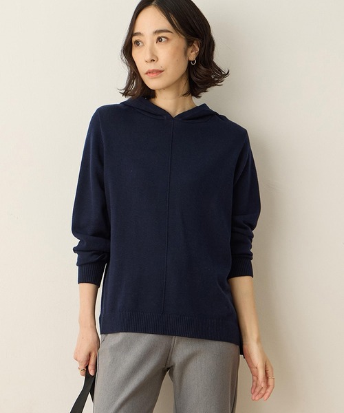 DECOY SINCE 1981 ニット セーター フードニットプルオーバー「洗える