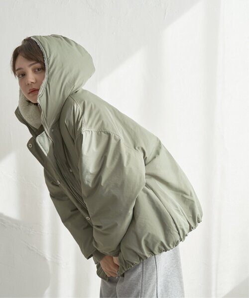 notch. ブルゾン アウター フードボアバルーンブルゾン レディース