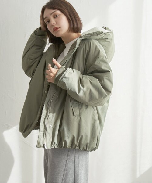 notch. ブルゾン アウター フードボアバルーンブルゾン レディース