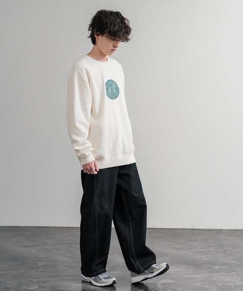 HUF（ハフ） トレーナー スウェット TRANSIT AUTHORITY CREWNECK