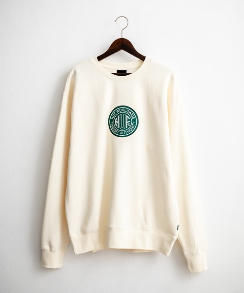 HUF（ハフ） トレーナー スウェット TRANSIT AUTHORITY CREWNECK 