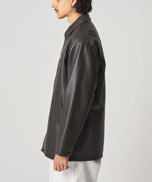 STEVEN ALAN（スティーブンアラン） カバーオール シボ シープレザー