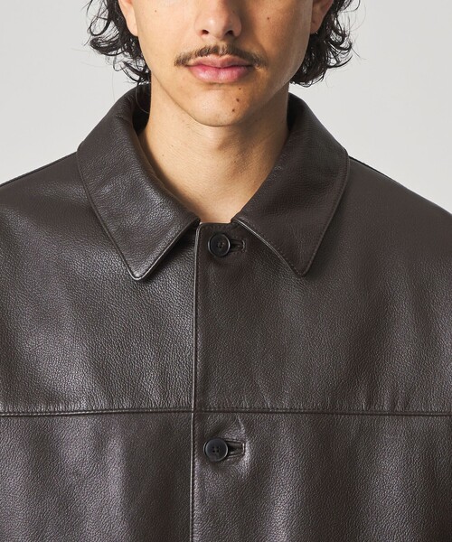 STEVEN ALAN（スティーブンアラン） カバーオール シボ シープレザー