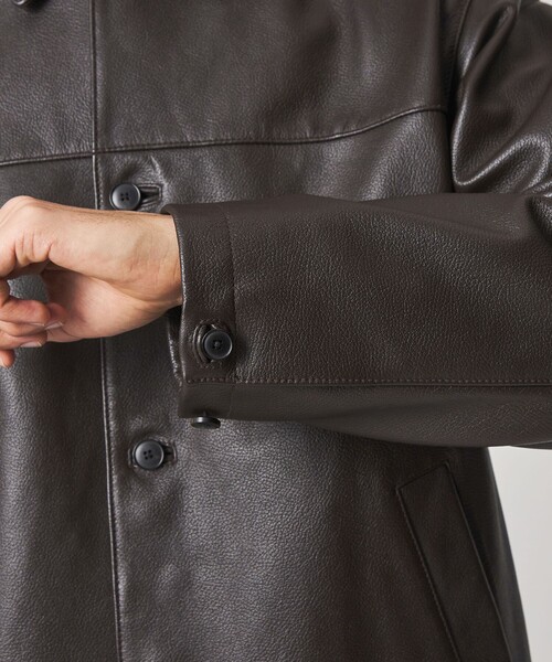 STEVEN ALAN（スティーブンアラン） カバーオール シボ シープレザー