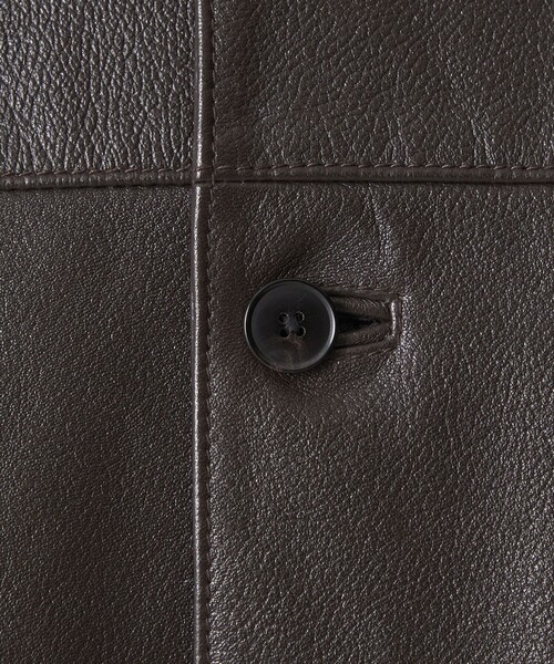 STEVEN ALAN（スティーブンアラン） カバーオール シボ シープレザー